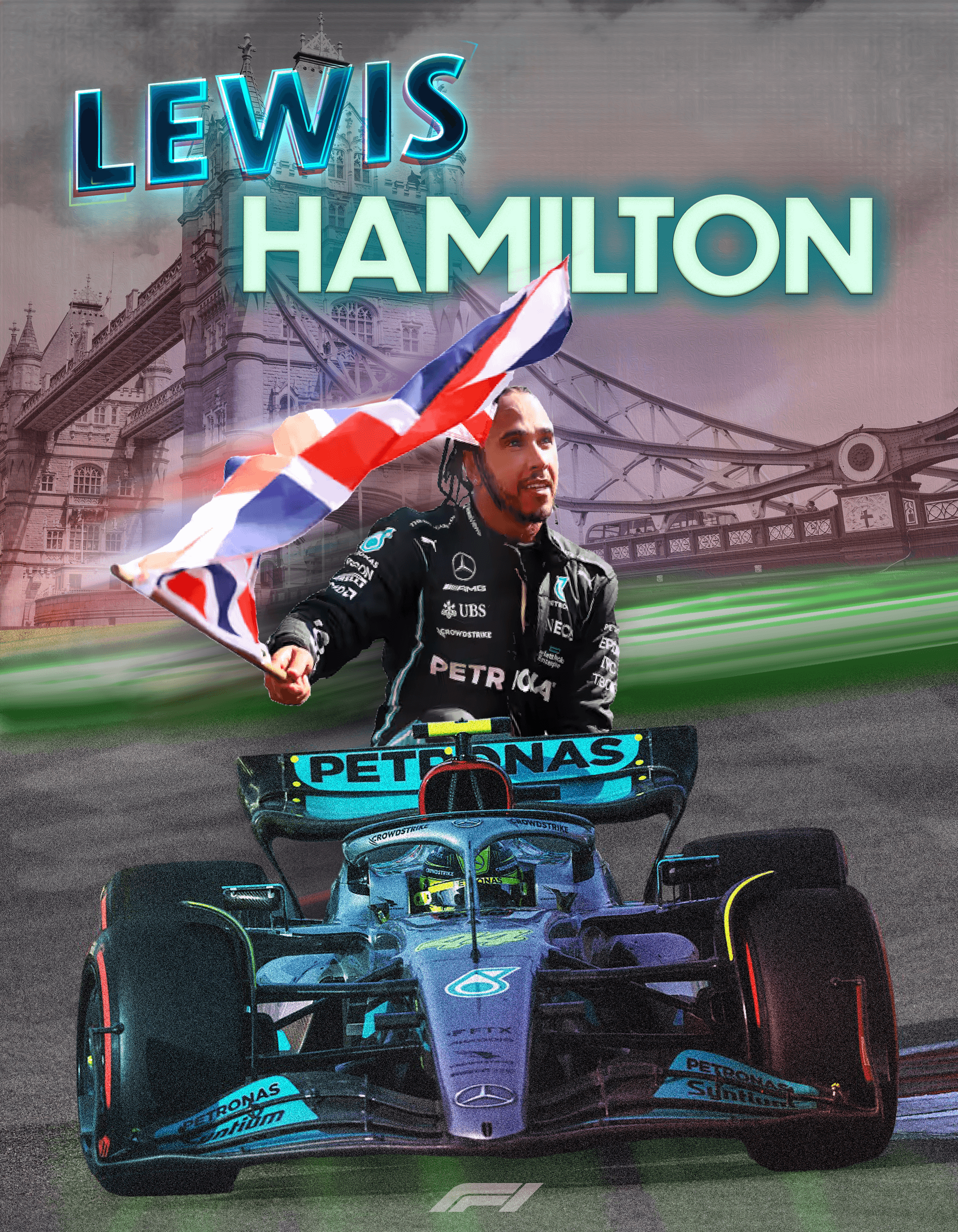 F1 posters mockup