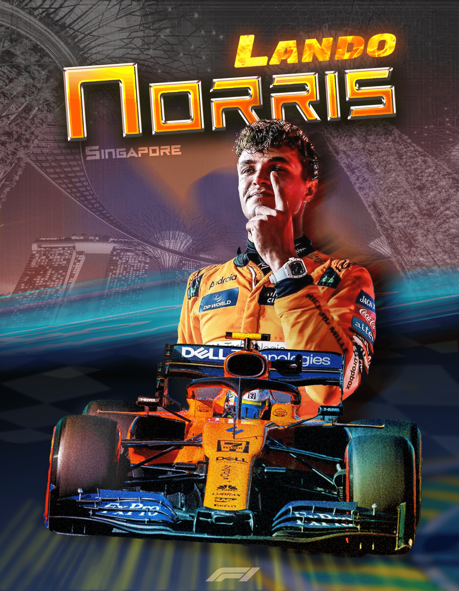 F1 posters mockup