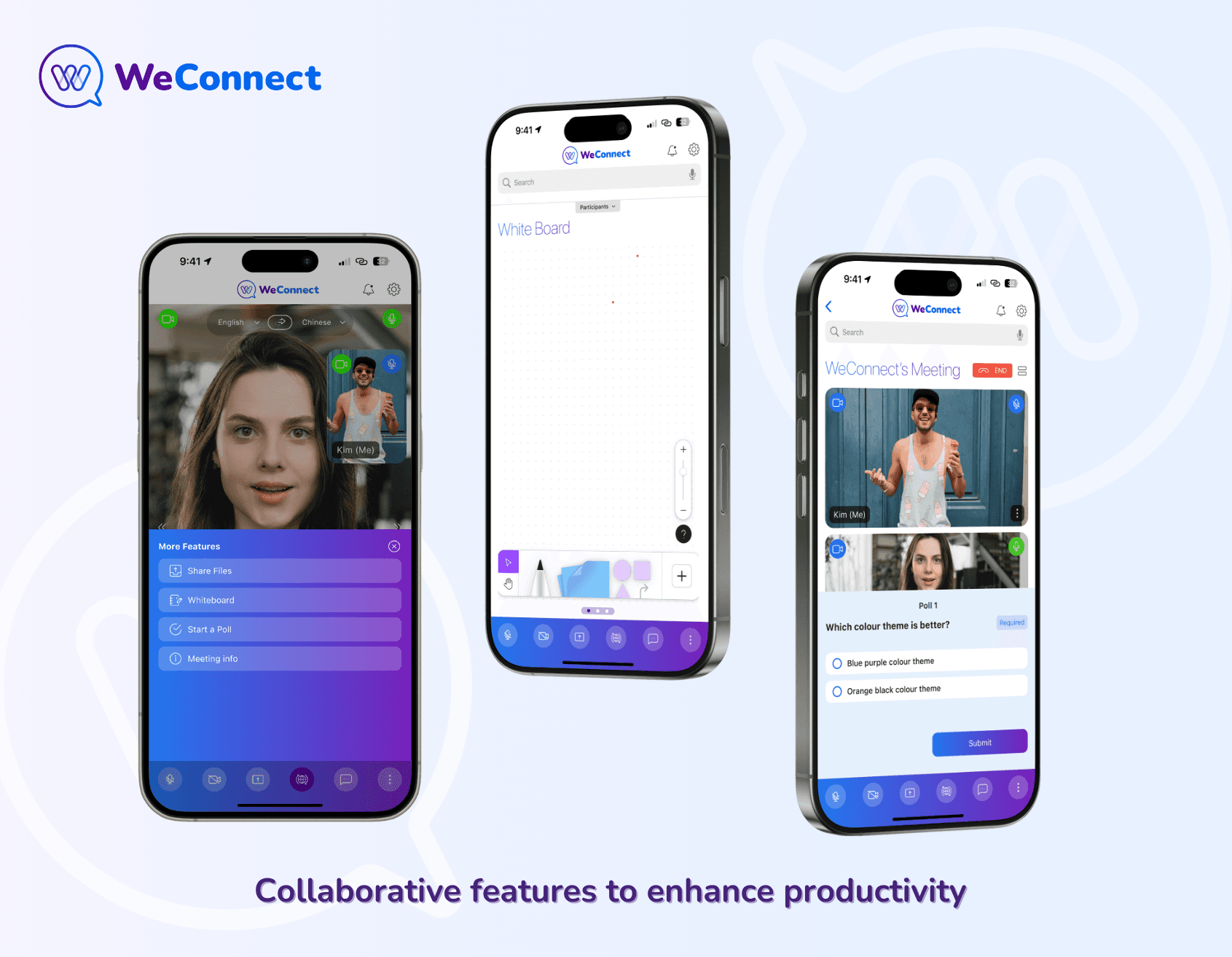 WeConnect collaborative features